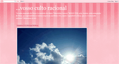 Desktop Screenshot of cultoracional.blogspot.com