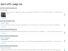 Tablet Screenshot of donteffinjudgeme.blogspot.com