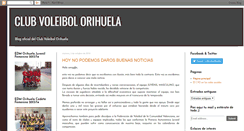Desktop Screenshot of clubvoleibolorihuela.blogspot.com