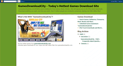 Desktop Screenshot of gamesdownloadcity.blogspot.com