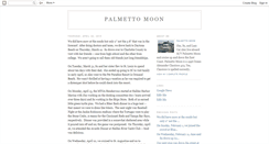 Desktop Screenshot of palmetto-moon.blogspot.com