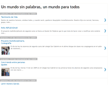 Tablet Screenshot of mundo-sn-palabras.blogspot.com