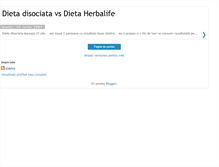 Tablet Screenshot of dieta-disociata-dieta-herbalife.blogspot.com