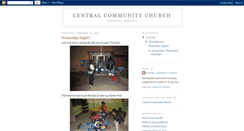 Desktop Screenshot of centralcommunitychurch.blogspot.com