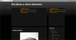 Desktop Screenshot of delplaceryotrosdemonios.blogspot.com