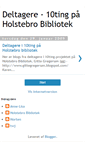 Mobile Screenshot of 10tingholstebro-deltagere.blogspot.com