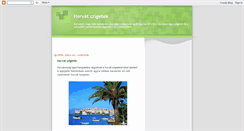 Desktop Screenshot of horvatszigetek.blogspot.com