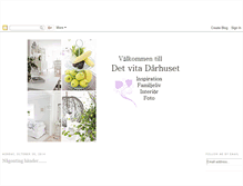 Tablet Screenshot of detvitadarhuset.blogspot.com