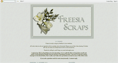 Desktop Screenshot of freesia-scraps.blogspot.com