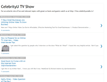 Tablet Screenshot of celebrityuradio.blogspot.com