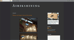 Desktop Screenshot of airikshin1ng.blogspot.com