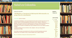 Desktop Screenshot of colombiaensalud.blogspot.com