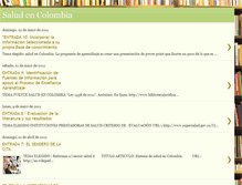 Tablet Screenshot of colombiaensalud.blogspot.com