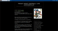 Desktop Screenshot of fridaynightfootballlivejacksonville.blogspot.com