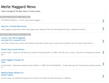 Tablet Screenshot of merlehaggardnews.blogspot.com