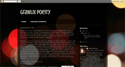 Desktop Screenshot of grawlixpoetry.blogspot.com