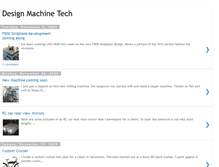 Tablet Screenshot of designmachinetech.blogspot.com