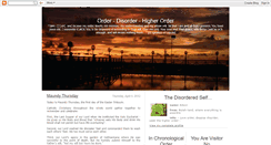 Desktop Screenshot of order-disorder-higherorder.blogspot.com