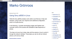 Desktop Screenshot of markogronroos.blogspot.com