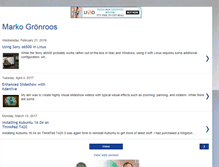 Tablet Screenshot of markogronroos.blogspot.com