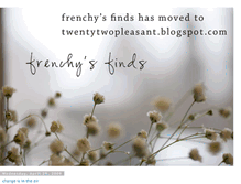 Tablet Screenshot of frenchyfinds.blogspot.com