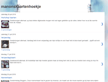 Tablet Screenshot of manonskaartenhoekje.blogspot.com