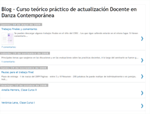Tablet Screenshot of cursodanza.blogspot.com