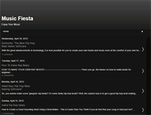 Tablet Screenshot of music-fiesta.blogspot.com
