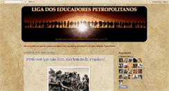 Desktop Screenshot of ligadosservidorespetropolitanos.blogspot.com