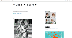 Desktop Screenshot of lostberry.blogspot.com