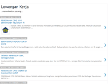 Tablet Screenshot of bursakerjakita.blogspot.com