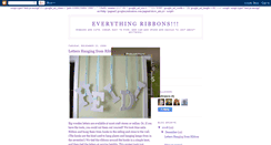 Desktop Screenshot of everythingribbons.blogspot.com