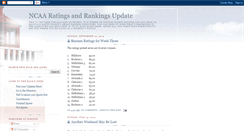 Desktop Screenshot of ncaaratings.blogspot.com