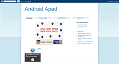 Desktop Screenshot of android-apad.blogspot.com