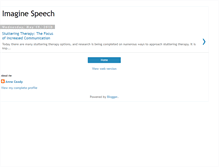 Tablet Screenshot of imaginespeech.blogspot.com