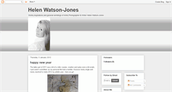 Desktop Screenshot of helenwatson-jones.blogspot.com