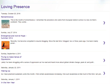 Tablet Screenshot of lovingpresence.blogspot.com