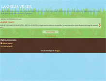 Tablet Screenshot of ludotecalaorejaverde.blogspot.com