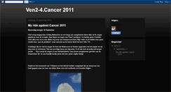 Desktop Screenshot of jpoppelaars-ven2-4cancer2011.blogspot.com