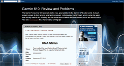 Desktop Screenshot of garmin610problems.blogspot.com