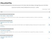 Tablet Screenshot of prajatantra.blogspot.com
