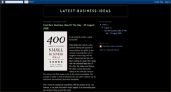 Desktop Screenshot of latest-business-ideas.blogspot.com