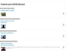 Tablet Screenshot of iwarwiththebeast.blogspot.com