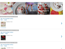 Tablet Screenshot of beautyunspoken.blogspot.com