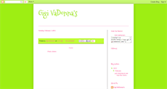 Desktop Screenshot of gigivadonnas.blogspot.com