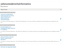 Tablet Screenshot of julionunezderechoinformatico.blogspot.com