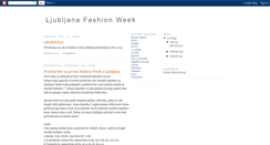 Desktop Screenshot of ljubljanafashionweek.blogspot.com