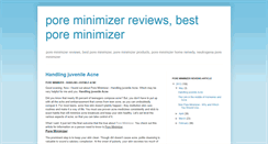 Desktop Screenshot of poreminimizerreviews.blogspot.com