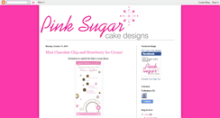 Desktop Screenshot of pinksugarcakedesigns.blogspot.com