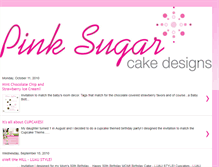 Tablet Screenshot of pinksugarcakedesigns.blogspot.com